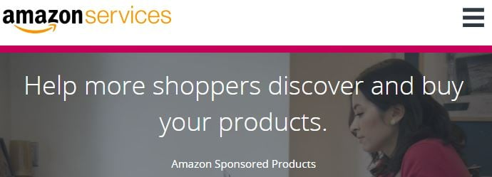  Above: Amazon Services Sponsored Products Page 